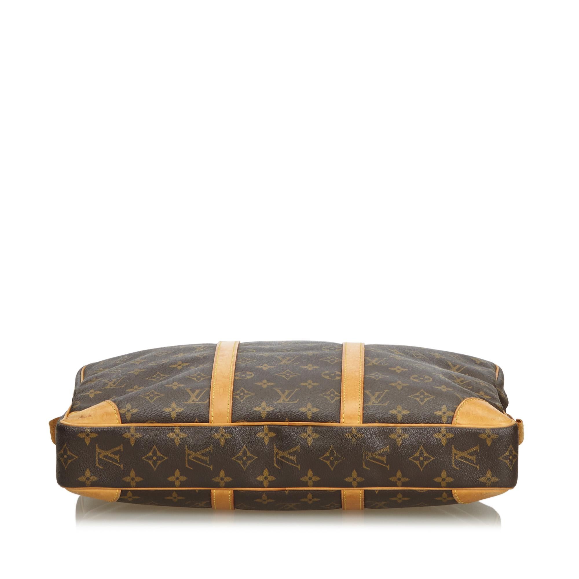 Women's Louis Vuitton Brown Monogram Porte-Document Voyage