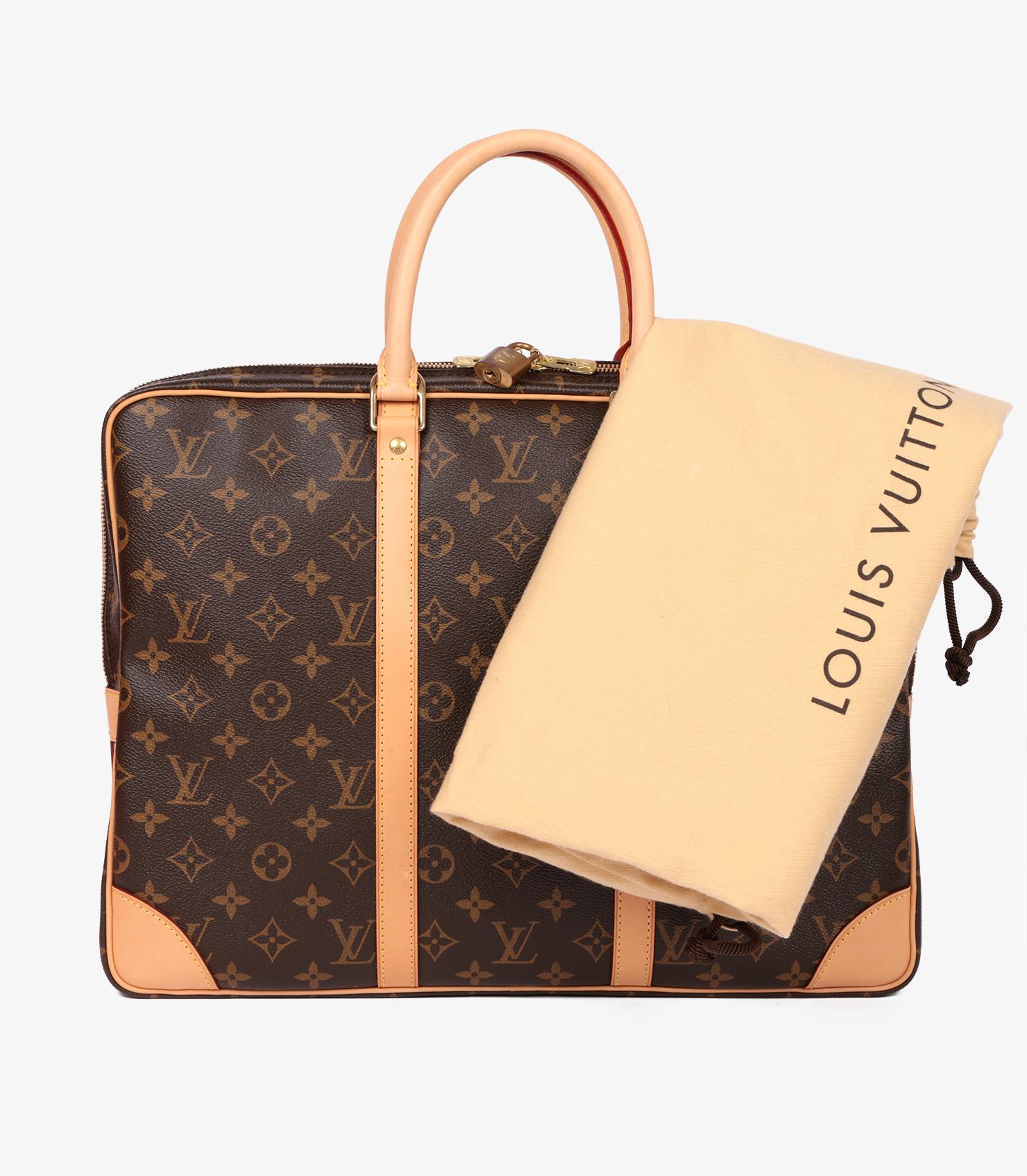 Louis Vuitton Brown Monogram Porte Documents Voyage Briefcase 5
