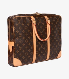 Louis Vuitton Brown Monogram Porte Documents Voyage Briefcase