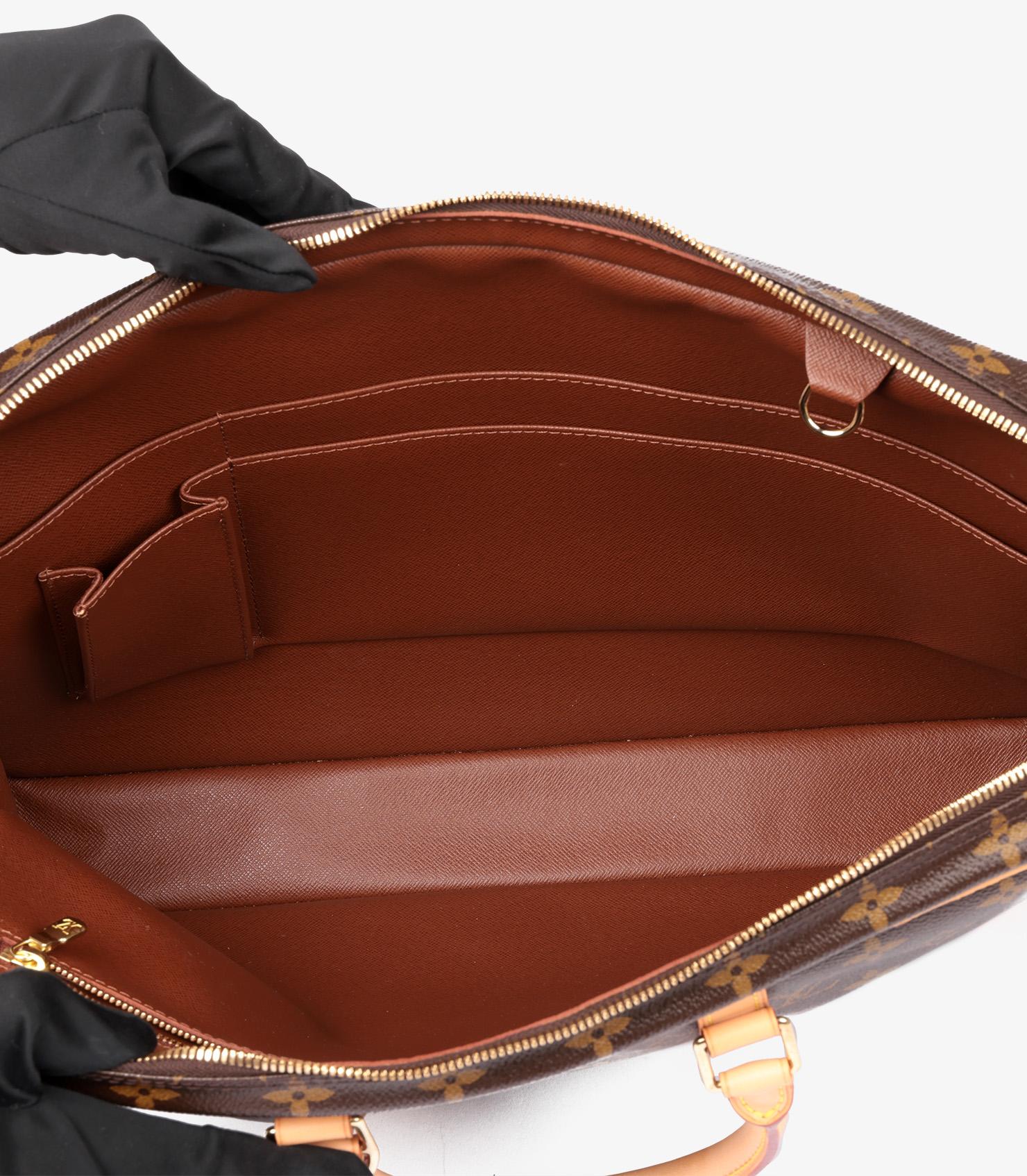 Louis Vuitton Brown Monogram Porte Documents Voyage Briefcase 4