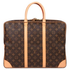 Louis Vuitton Brown Monogram Porte Documents Voyage Briefcase