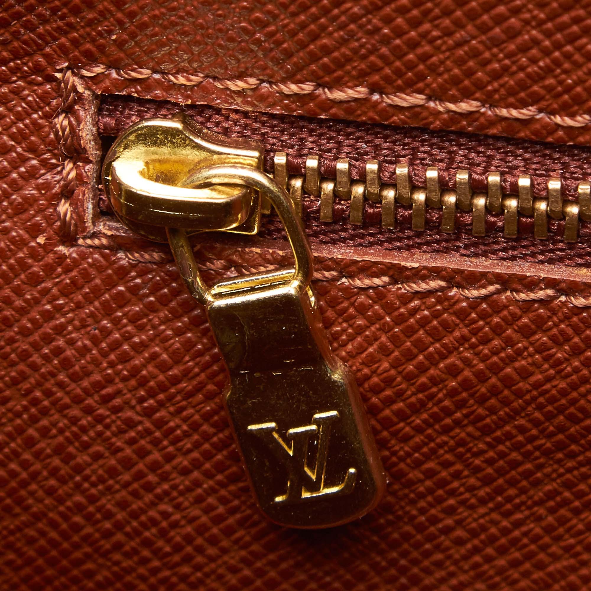 Louis Vuitton Brown Monogram Porte-Documents Voyage For Sale 3