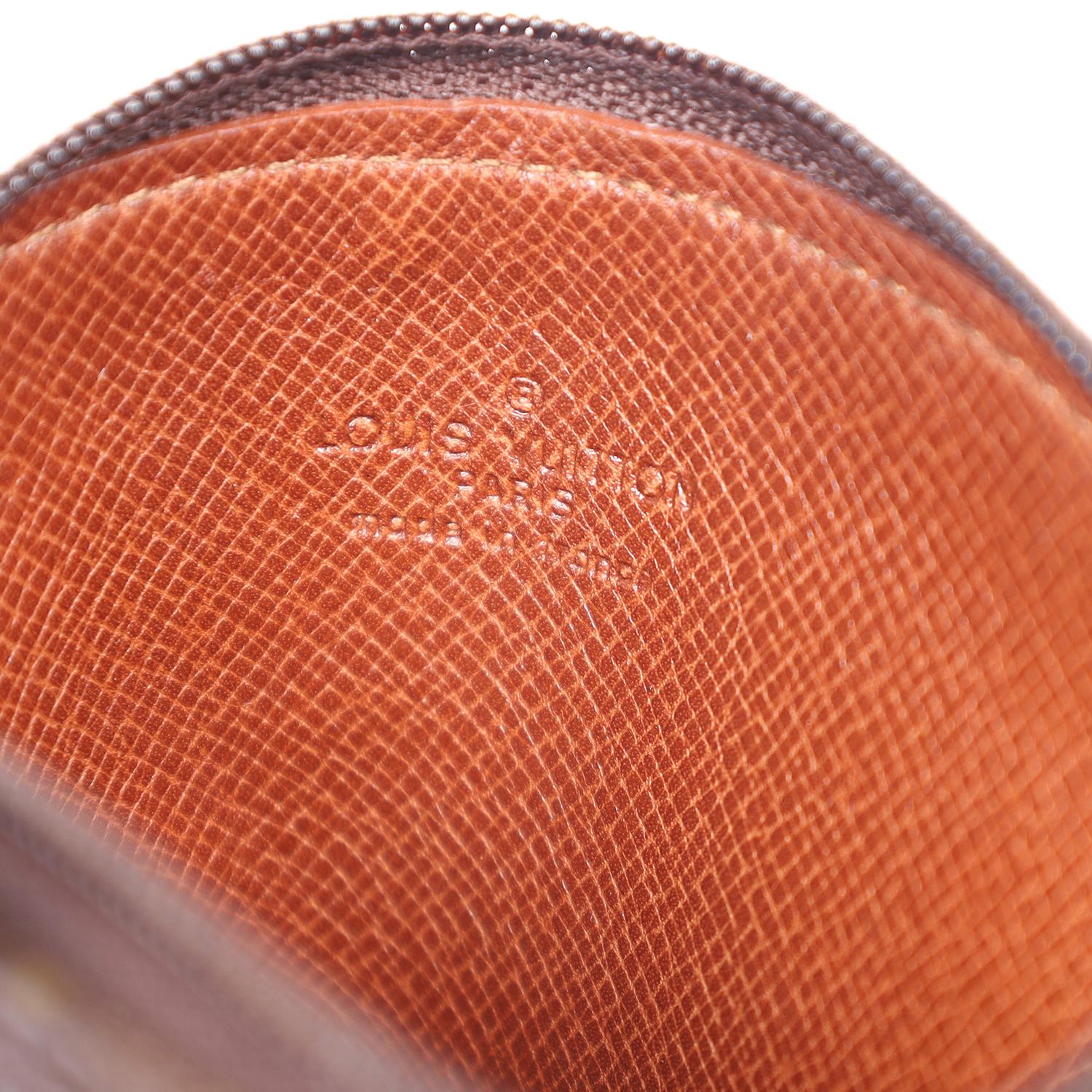 Louis Vuitton Brown Monogram Pouch Mini Flat Shoulder Bag 1