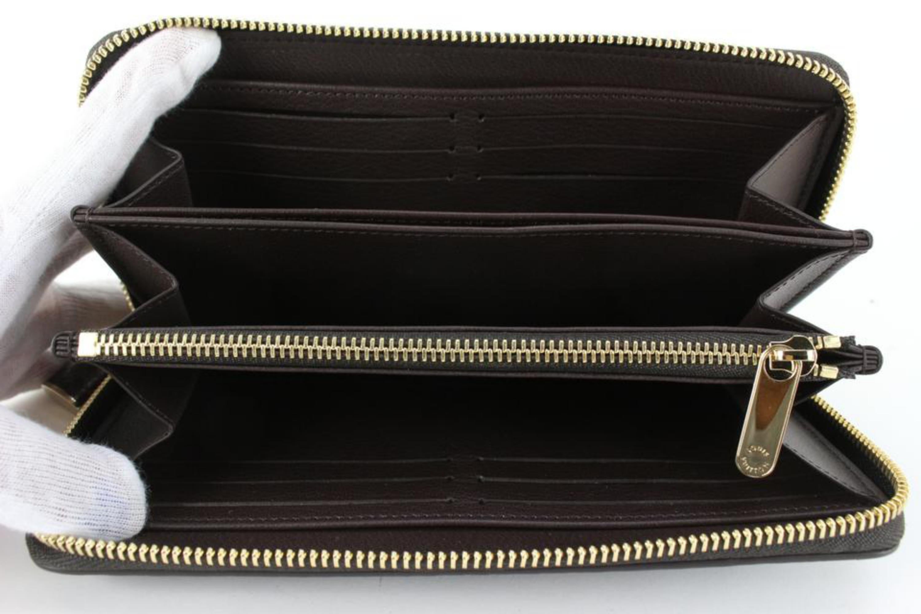 Louis Vuitton Brown Monogram Python Zippy Padlock Long Wallet 59lk725s 5