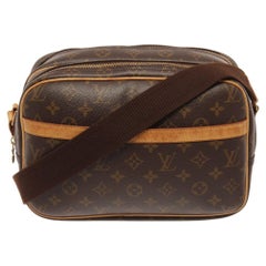 Louis Vuitton Brown Monogram Reorter PM Crossbody Bag