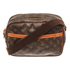 Louis Vuitton Reporter PM Umhängetasche mit braunem Monogramm