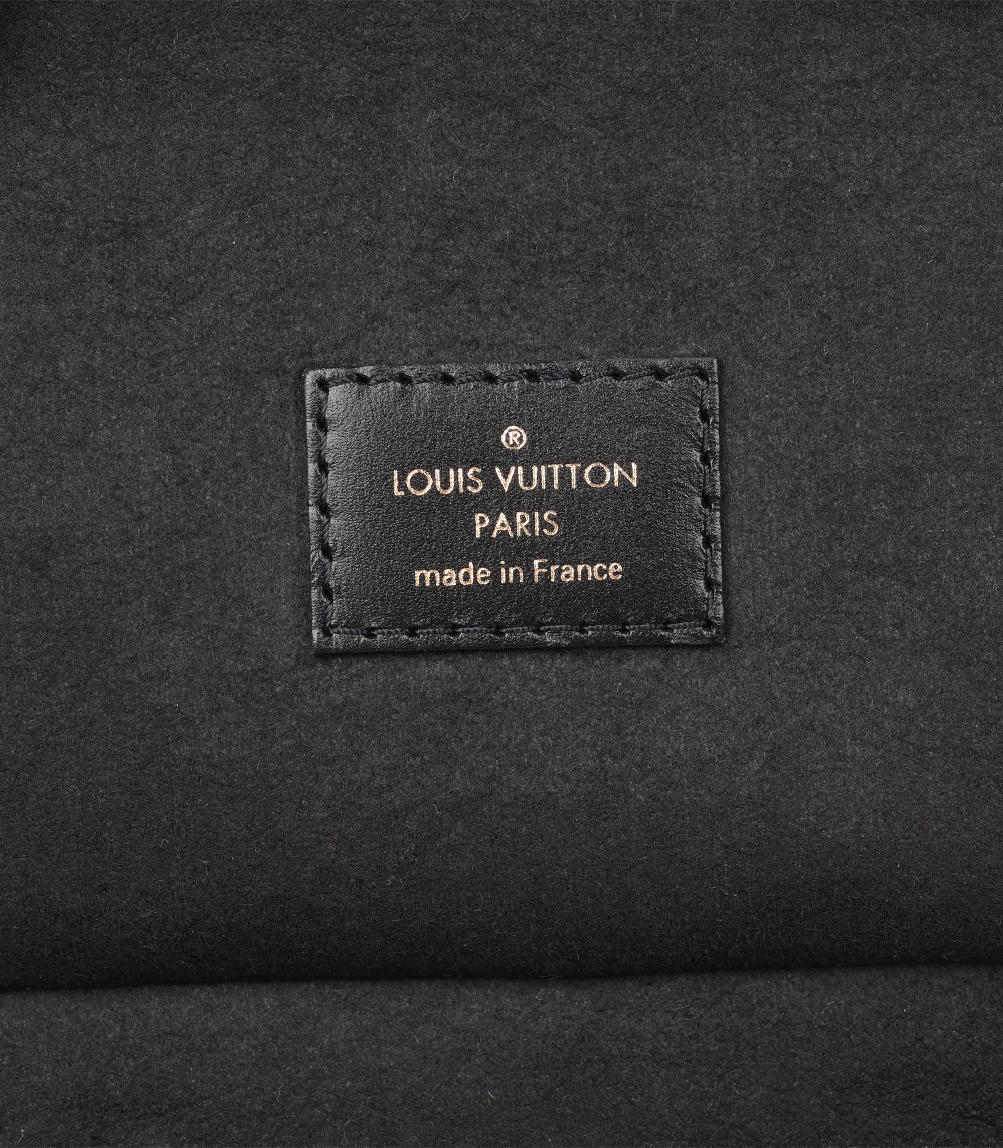 Louis Vuitton Brown Monogram Reverse Coated Canvas & Black Calfskin Leather Vani 4