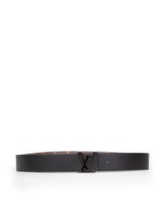 Louis Vuitton Brown Monogram Reversible Belt