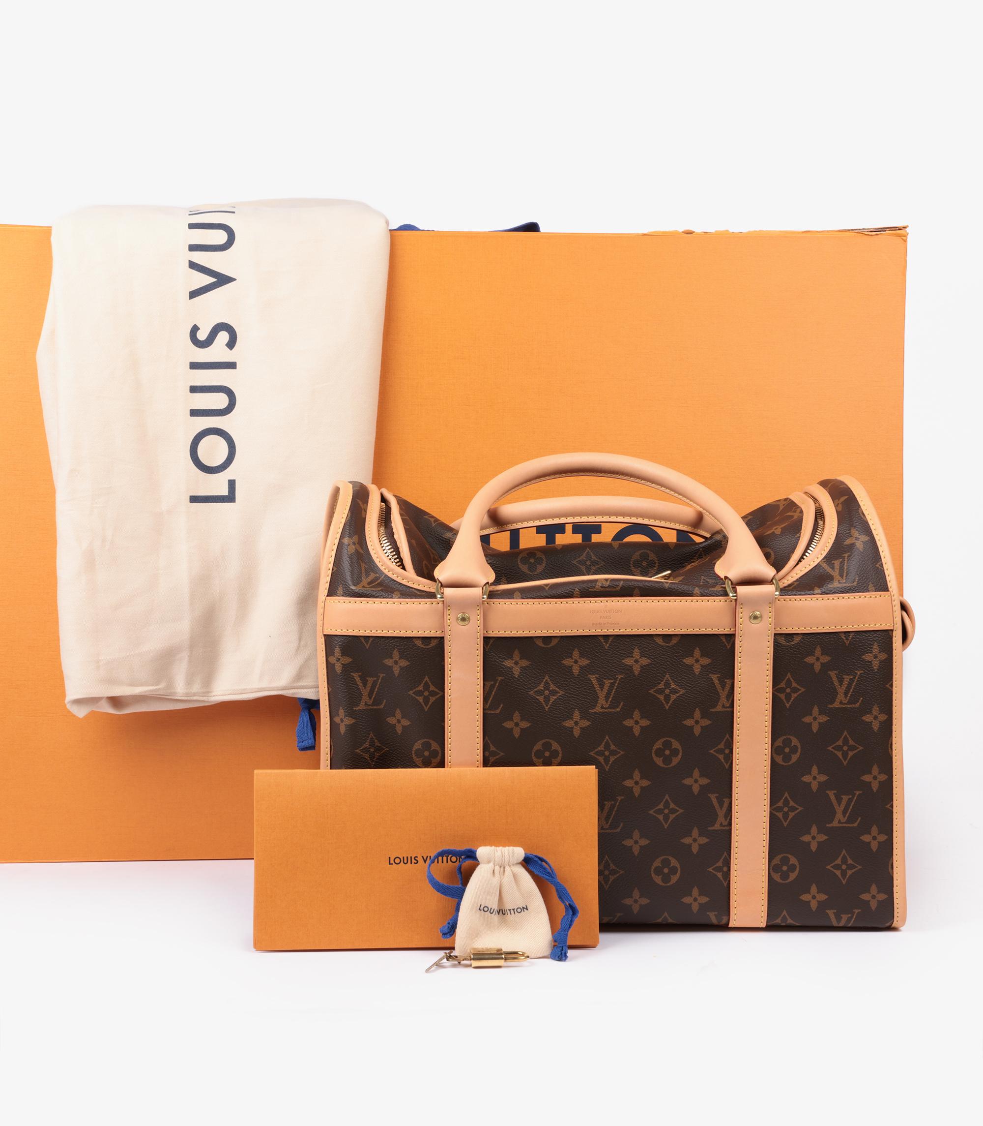Louis Vuitton Brown Monogram Sac Chien 40 Pet Carrier 6