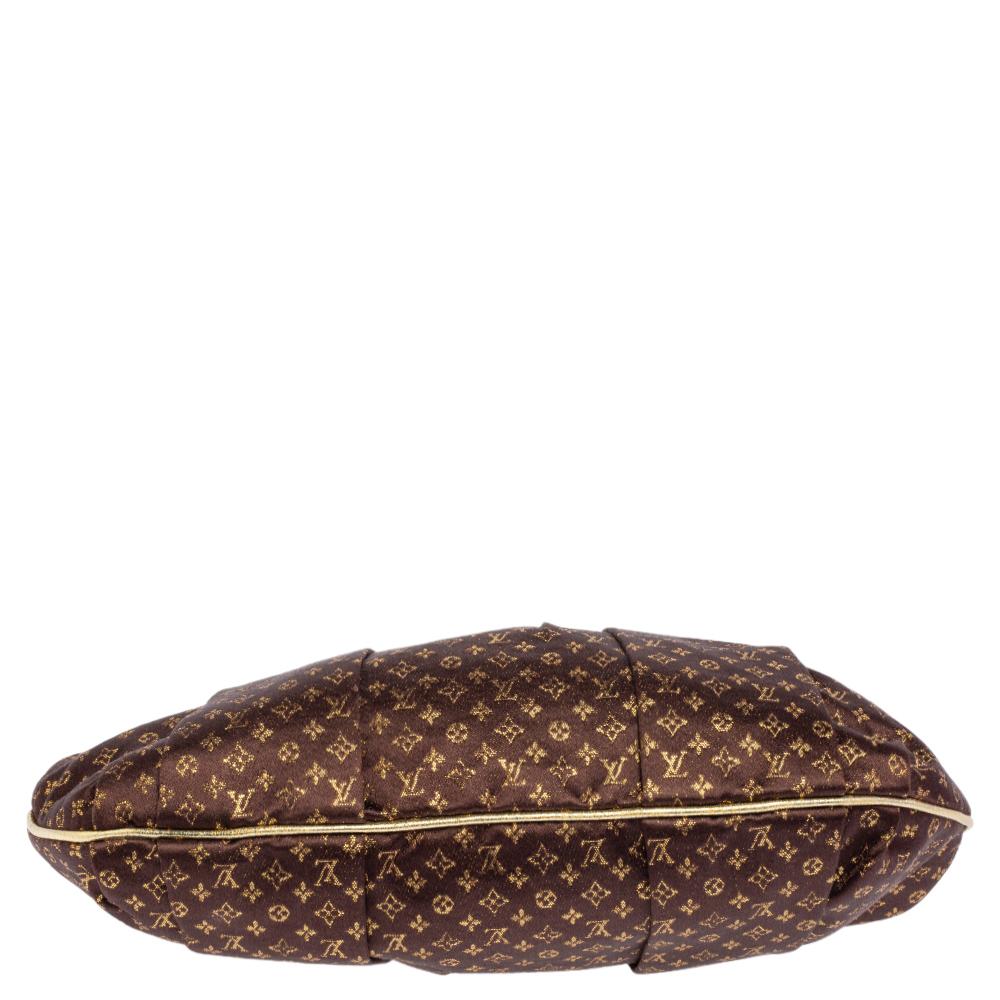 Louis Vuitton Brown Monogram Satin Limited Edition Aumoniere Bag 7