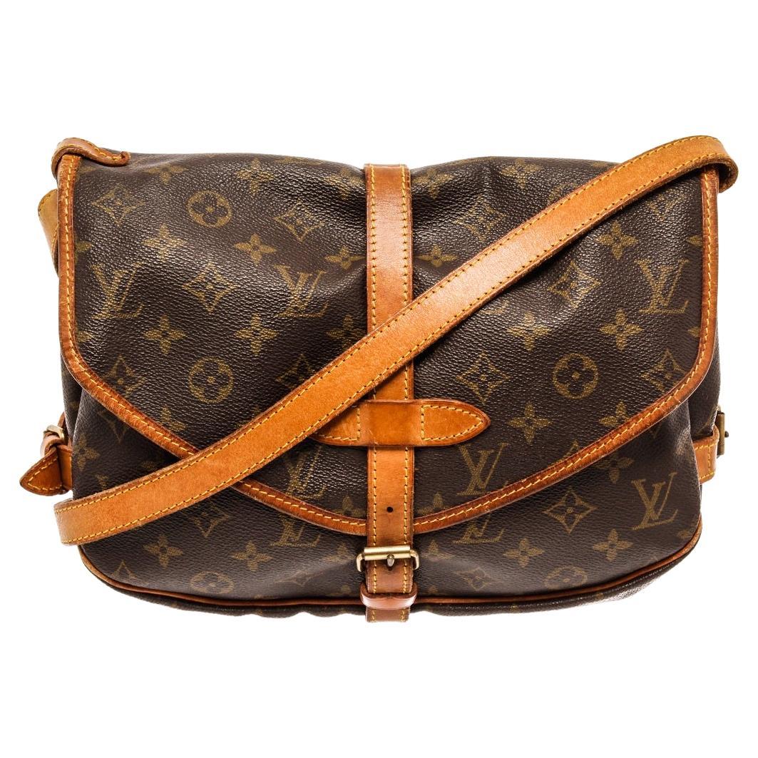 1989 Brown Monogram Saumur 25 Messenger Bag main image 1