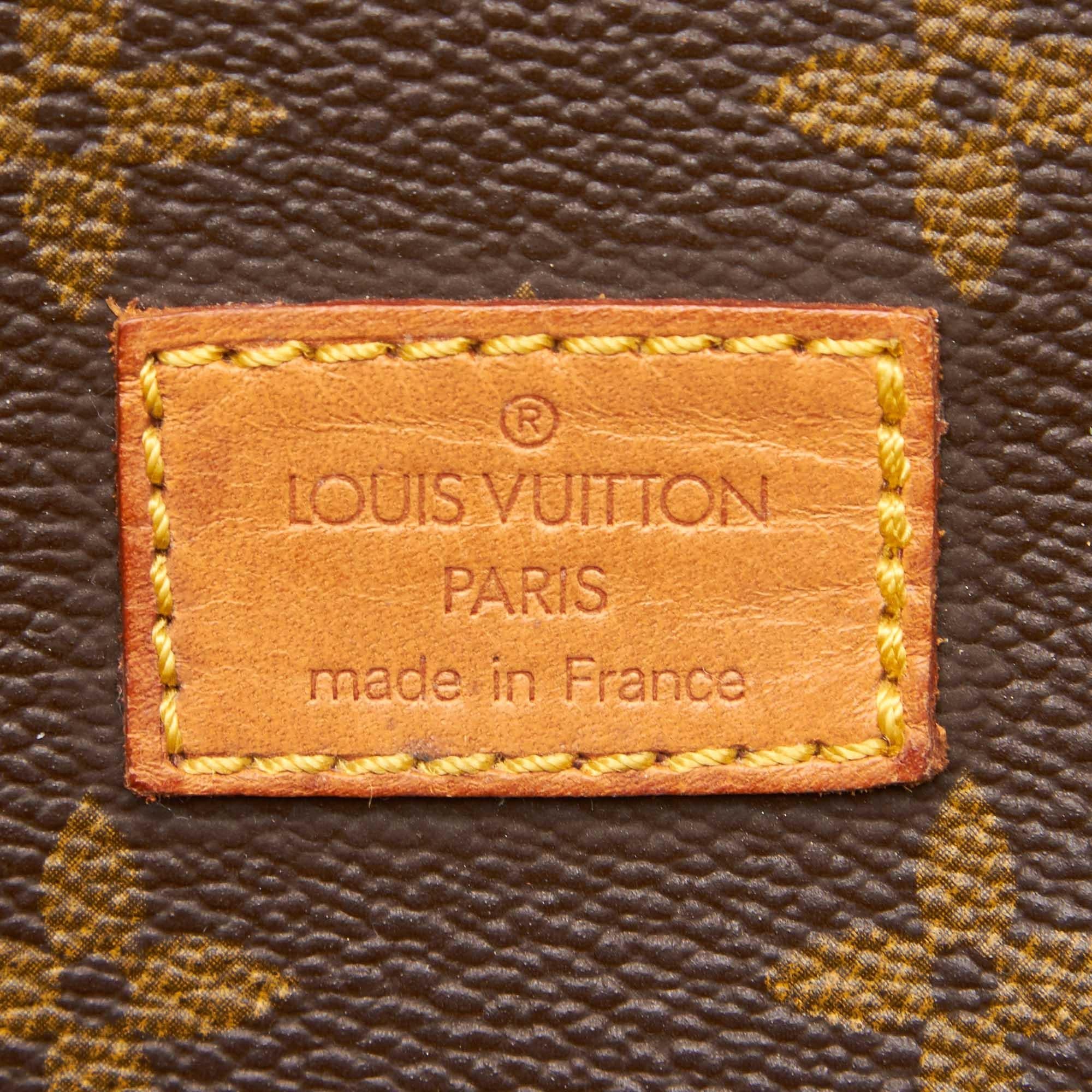 Louis Vuitton Brown Monogram Saumur 35 2