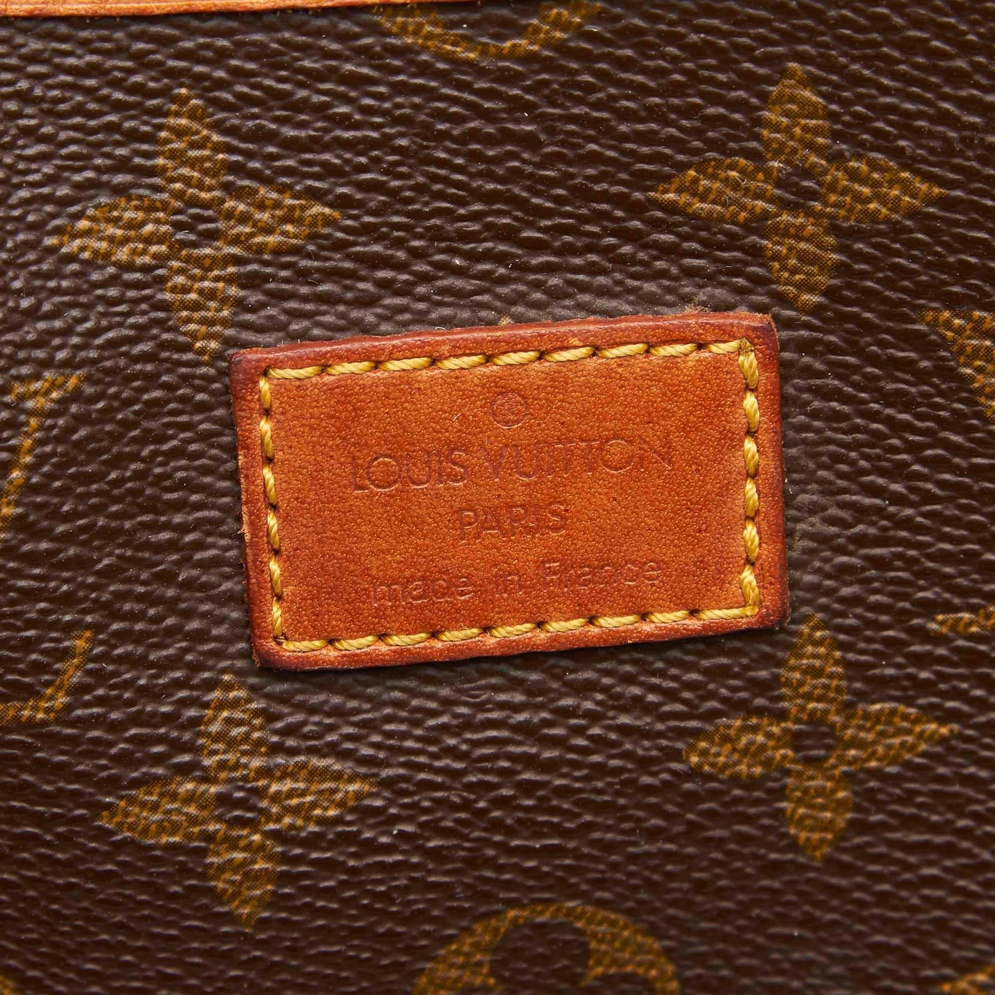Louis Vuitton Brown Monogram Saumur 35 3