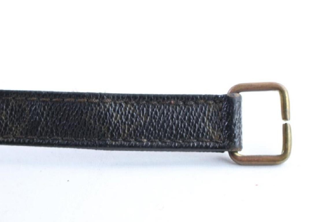 Louis Vuitton Brown Monogram Shoulder Strap with Pad 7lr0305 Belt 5