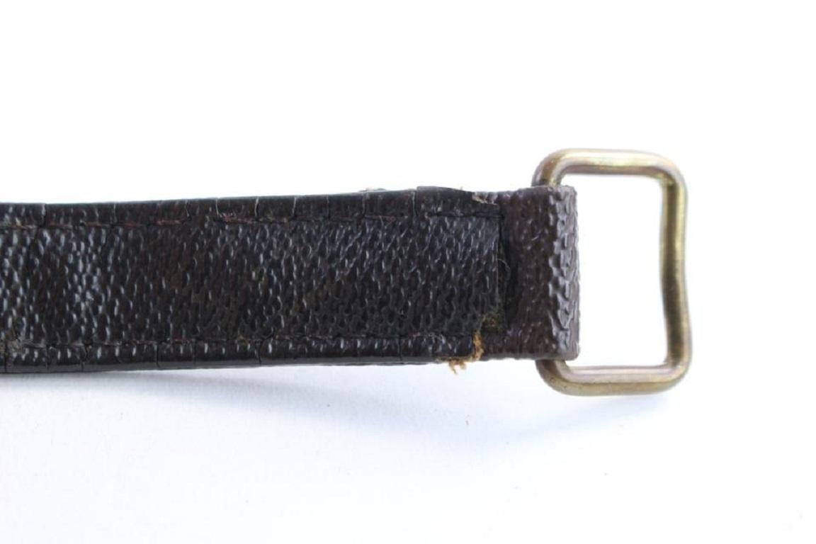 Louis Vuitton Brown Monogram Shoulder Strap with Pad 7lr0305 Belt 6