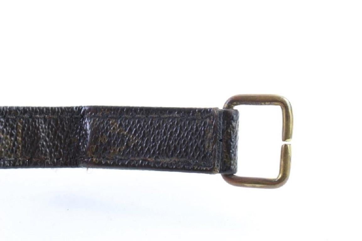 Louis Vuitton Brown Monogram Shoulder Strap with Pad 7lr0305 Belt 3
