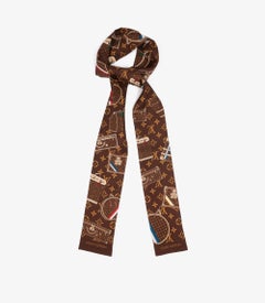 Louis Vuitton Brown Monogram Silk Trunks Bandeau