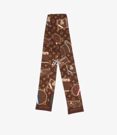 Louis Vuitton Brown Monogram Silk Trunks Bandeau