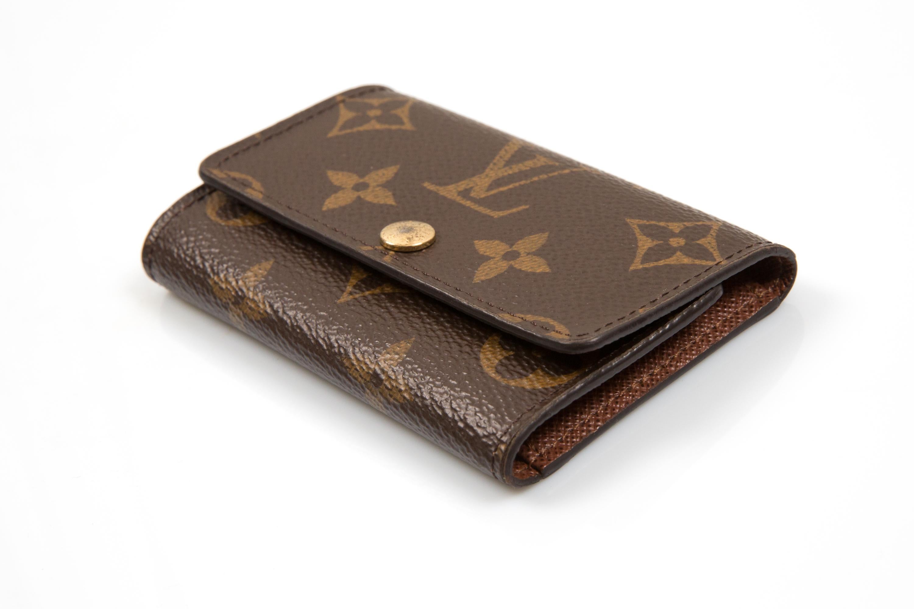 Noir Porte-clés à six crochets Louis Vuitton Monogram marron en vente