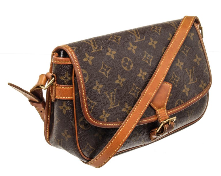 Louis Vuitton Brown Monogram Sologne Crossbody Bag at 1stDibs