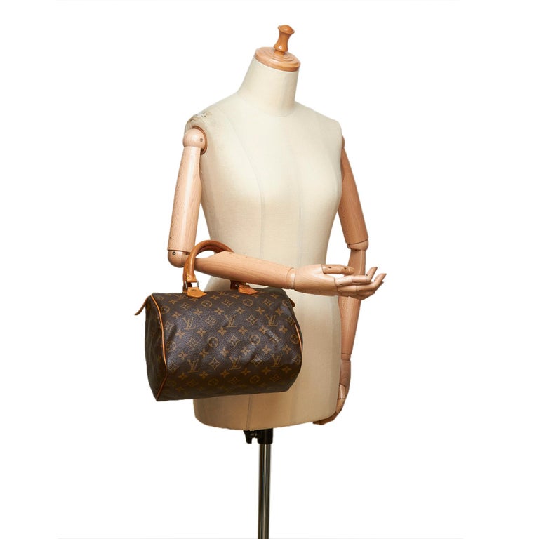 Louis Vuitton Brown Monogram Speedy 25 at 1stdibs