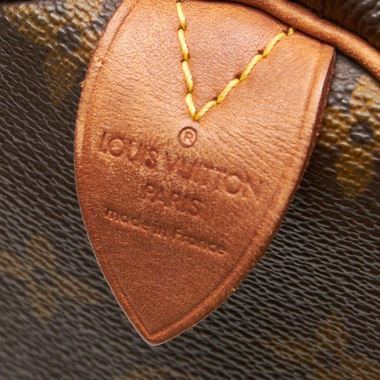 Louis Vuitton Brown Monogram Speedy 30 For Sale at 1stdibs