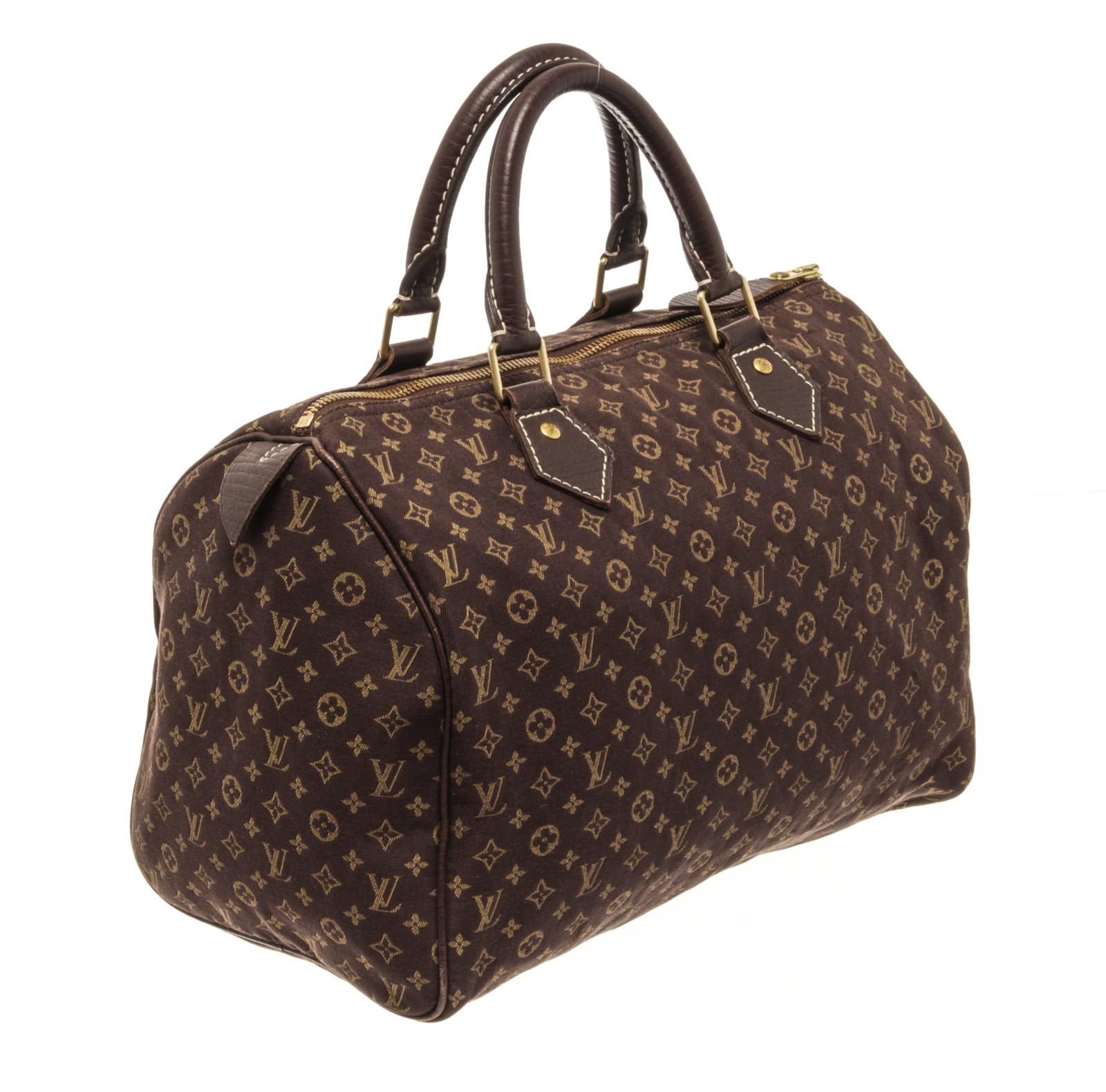Louis Vuitton Brown Monogram Speedy 30 Handbag In Good Condition In Irvine, CA