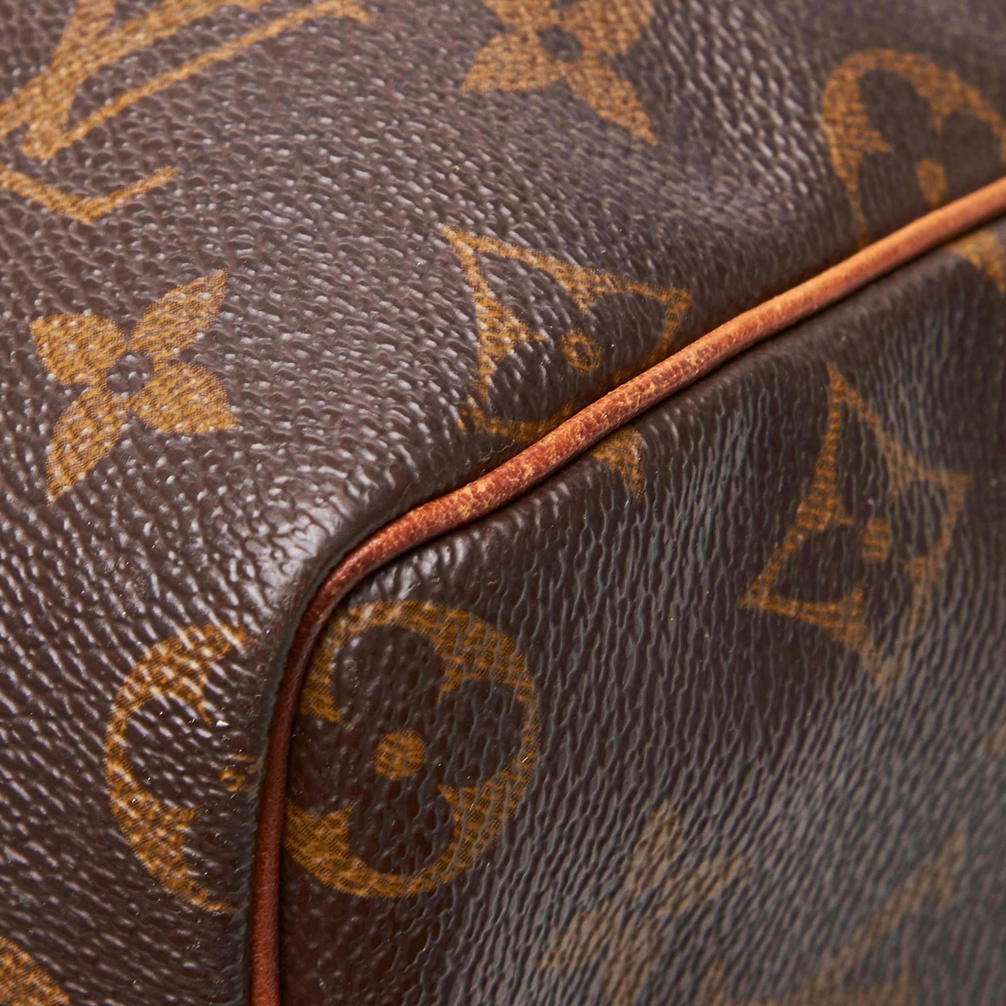 Louis Vuitton Brown Monogram Speedy 40 For Sale 4