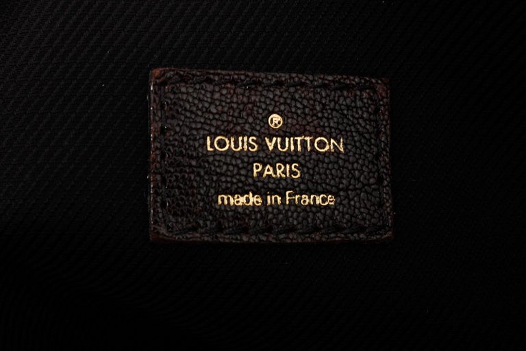 Louis Vuitton Brown Monogram Suede Leather Irene Coco Bag at 1stDibs
