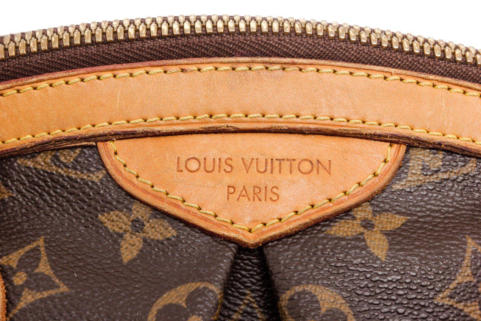 Louis Vuitton Brown Monogram Tivoli PM Satchel Bag with gold-tone hardware 1