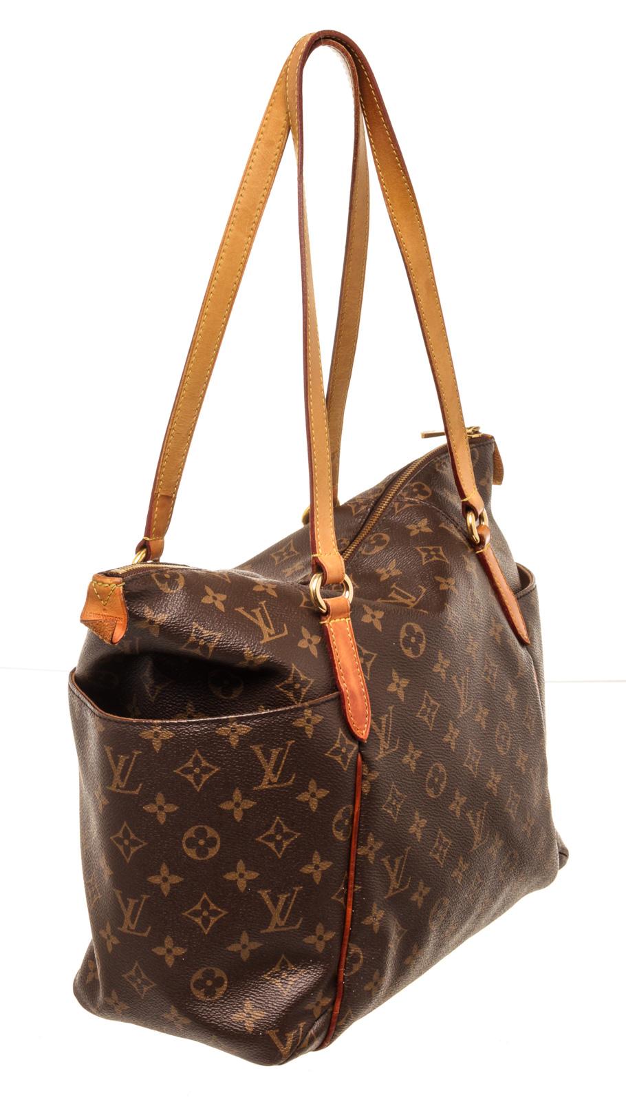 Braune Louis Vuitton-Tragetasche mit Monogramm Totally MM (Schwarz)