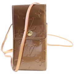 Louis Vuitton Brown Monogram Vernis Bronze 218827 Wallet