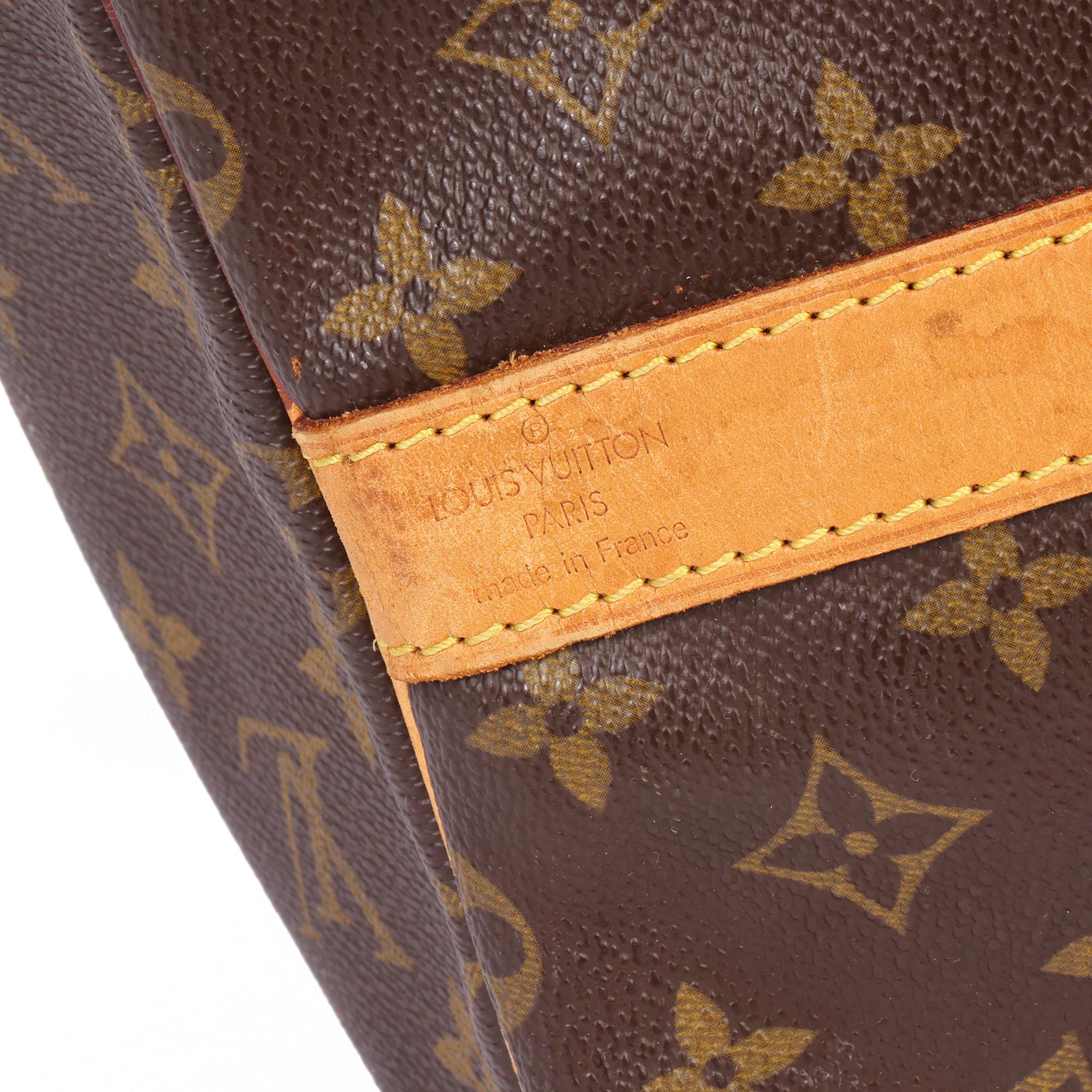 LOUIS VUITTON Brown Monogram Vintage Keepall 55 Bandoulière  3