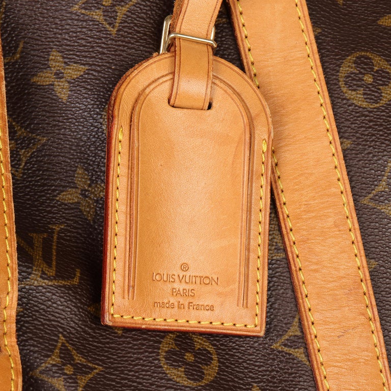 LOUIS VUITTON Brown Monogram Vintage Keepall 55 Bandoulière For Sale at