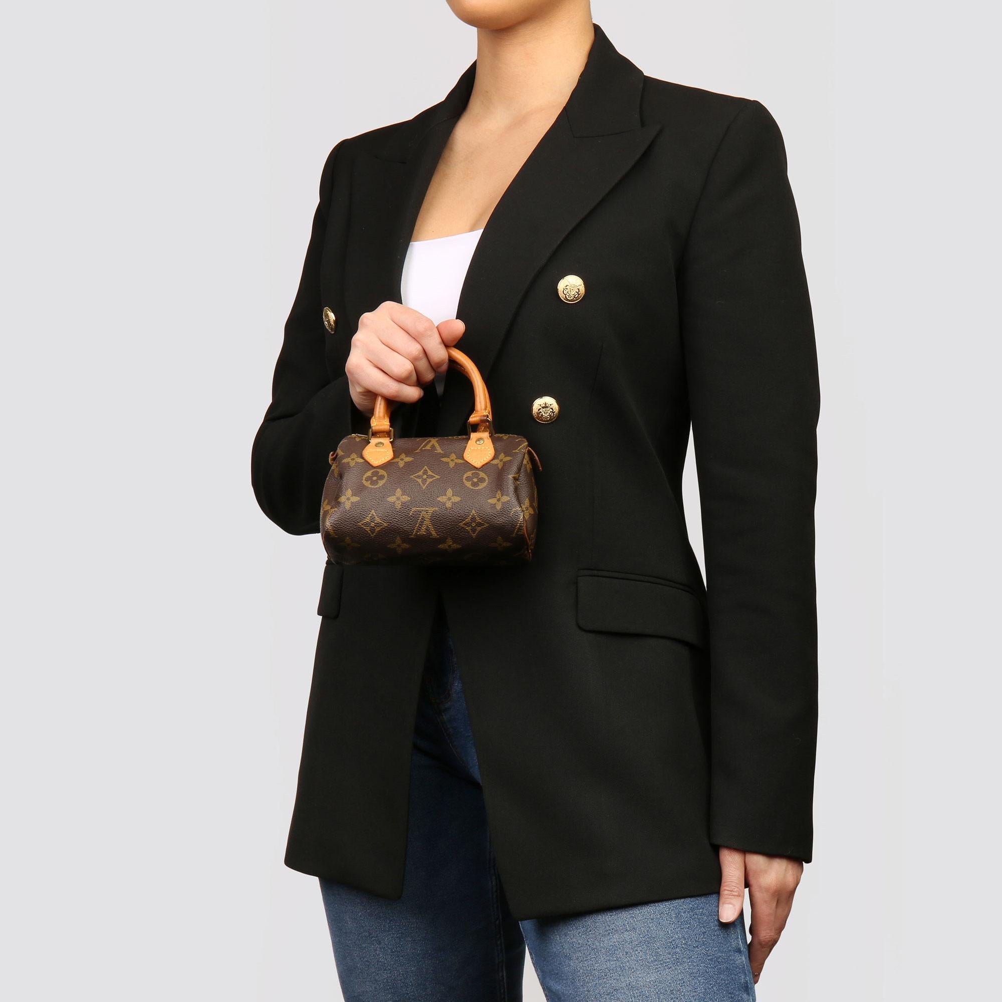 Louis Vuitton Brown Monogram Vintage Mini HL Speedy 3