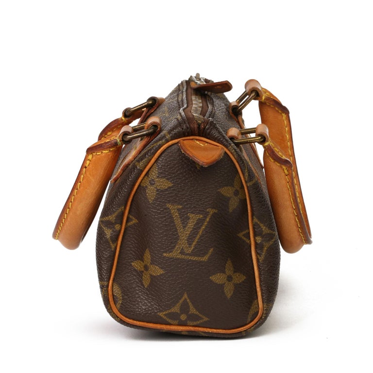 Louis Vuitton Speedy Mini HL Handbag Monogram Canvas Brown 19532812