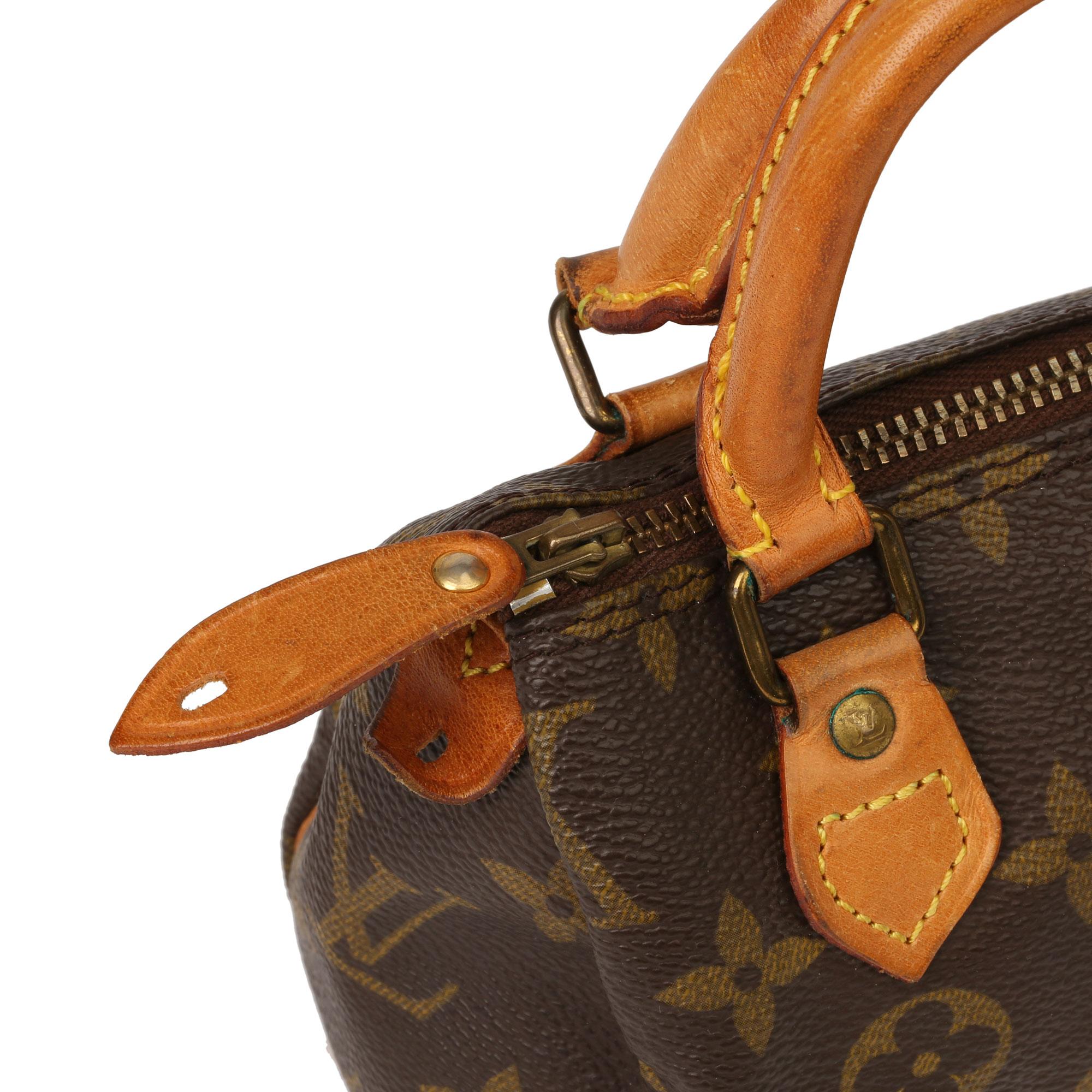 Women's Louis Vuitton Brown Monogram Vintage Mini HL Speedy