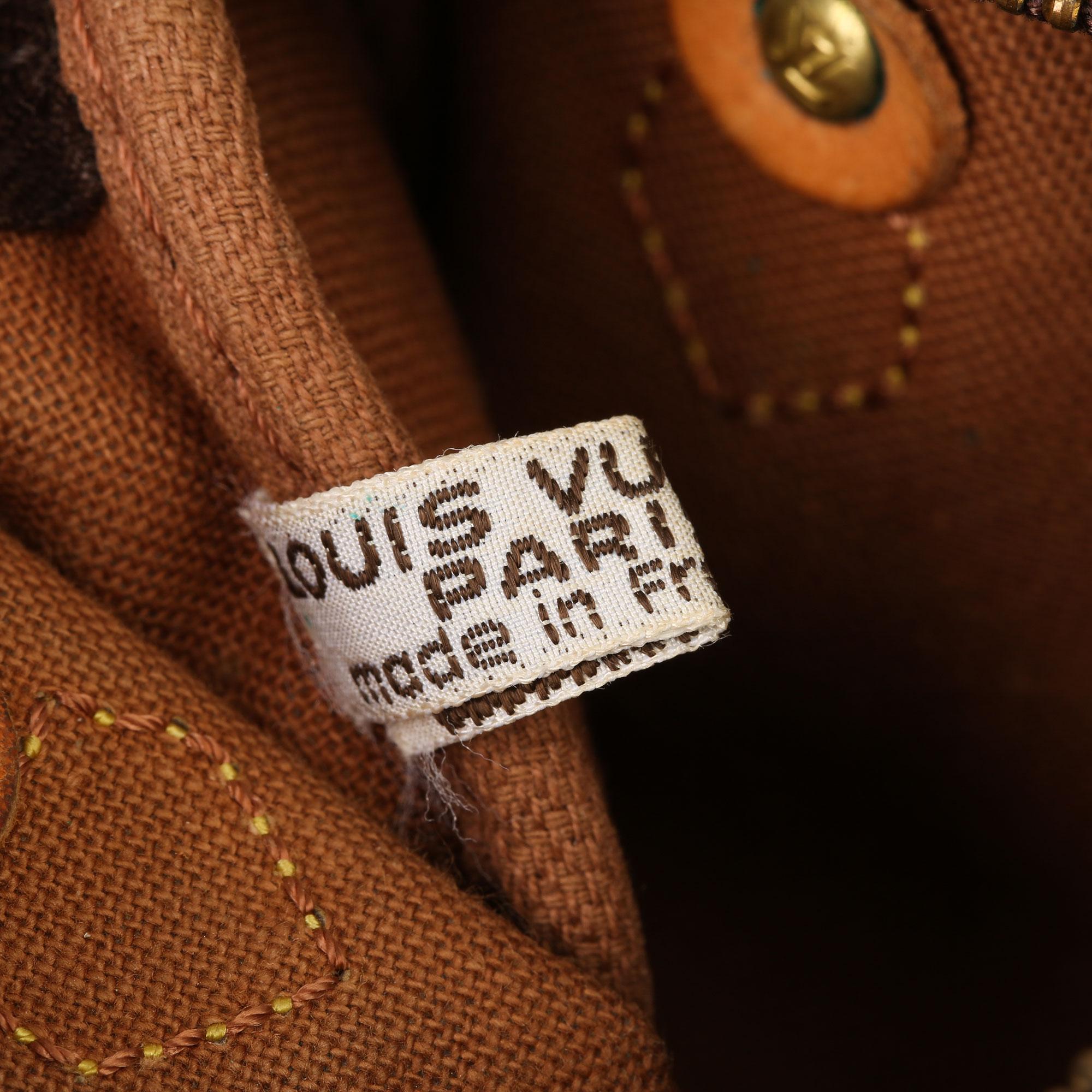 Louis Vuitton Brown Monogram Vintage Mini HL Speedy 1