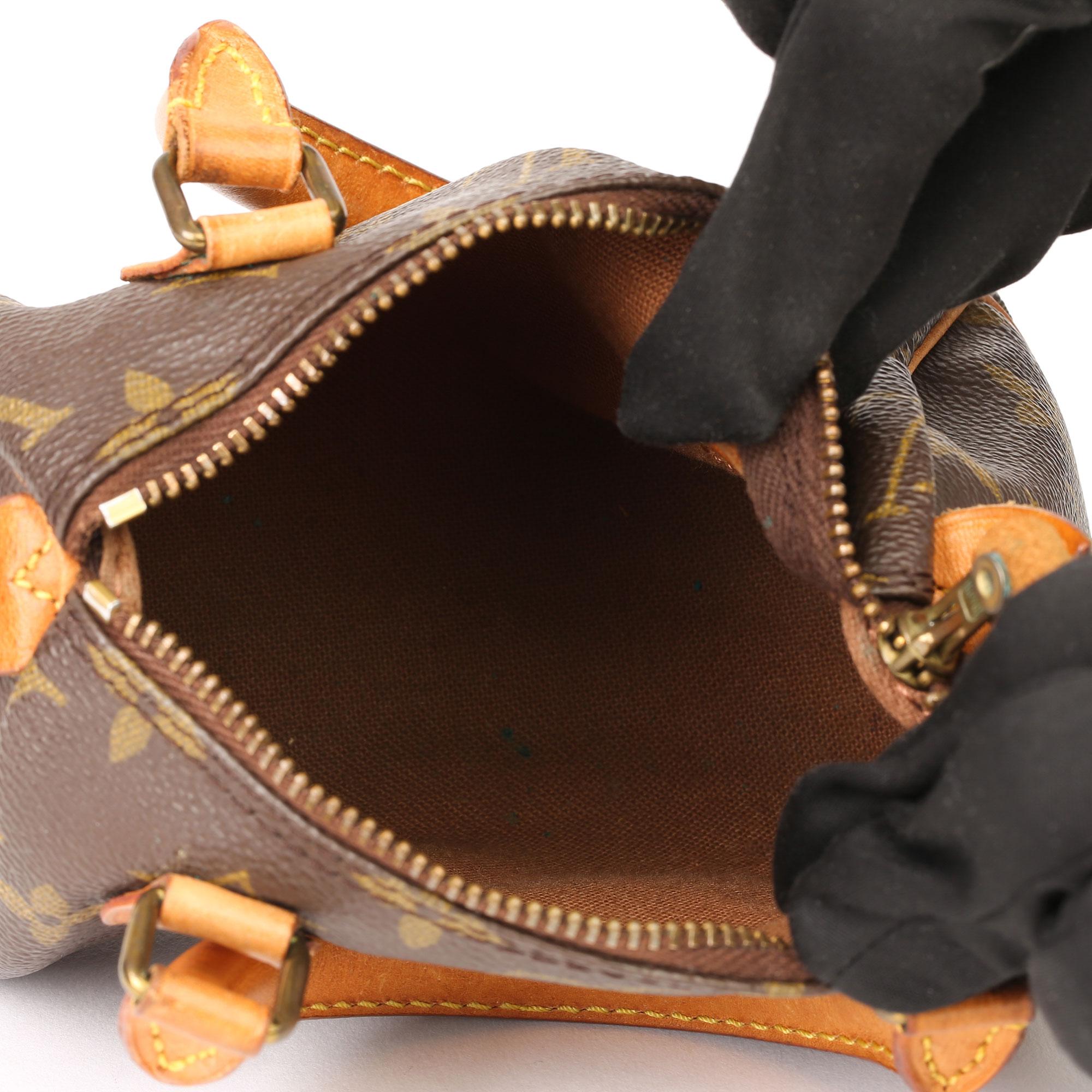 Louis Vuitton Brown Monogram Vintage Mini HL Speedy 2