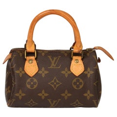 Louis Vuitton Marron Monogramme Vintage Mini HL Speedy