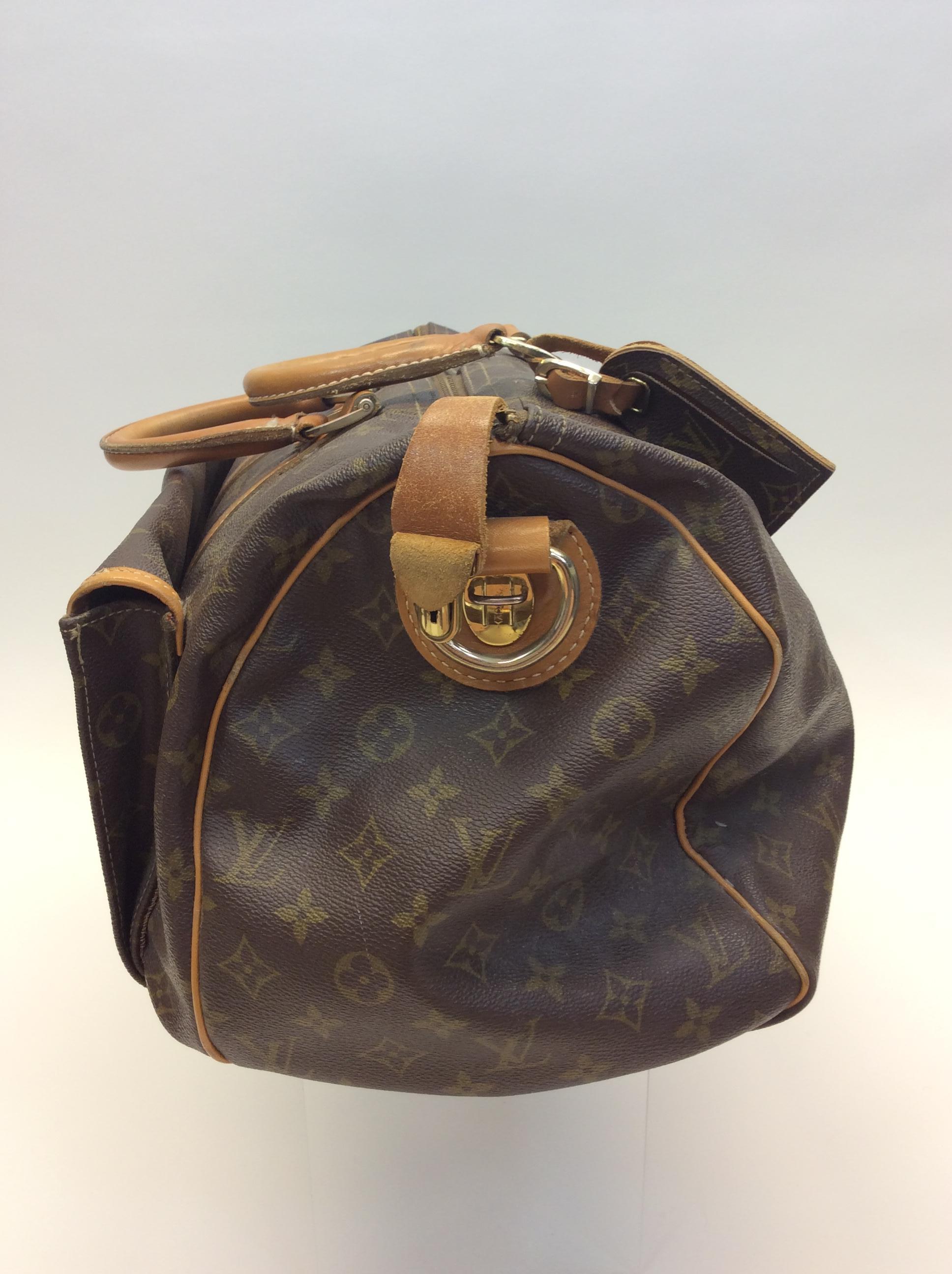 Louis Vuitton Brown Monogram Vintage Satchel In Good Condition For Sale In Narberth, PA