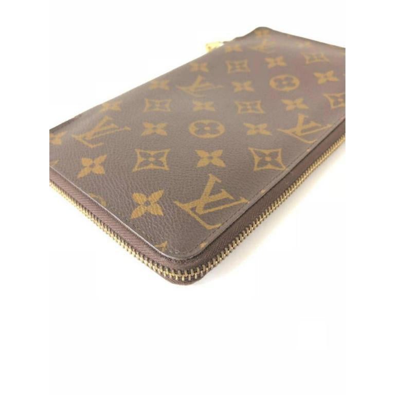 Louis Vuitton Brown Monogram Zip-around Zippy Organizer Travel 232103 Wallet For Sale 1
