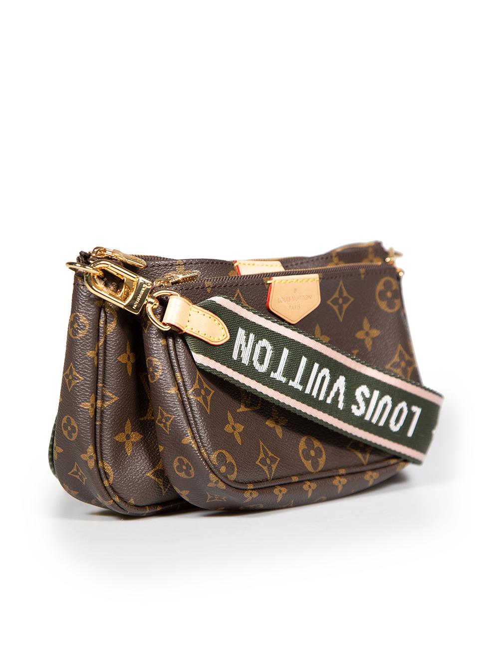 CONDITION is Never worn. No visible wear to the bag is evident on this new Louis Vuitton designer resale item. This item comes with an original dust bag.
 
 
 
 Details
 
 
 Model: Multi Pochette Accessoires
 
 Datecode: SP3119 (2019)
 
 Brown
 
