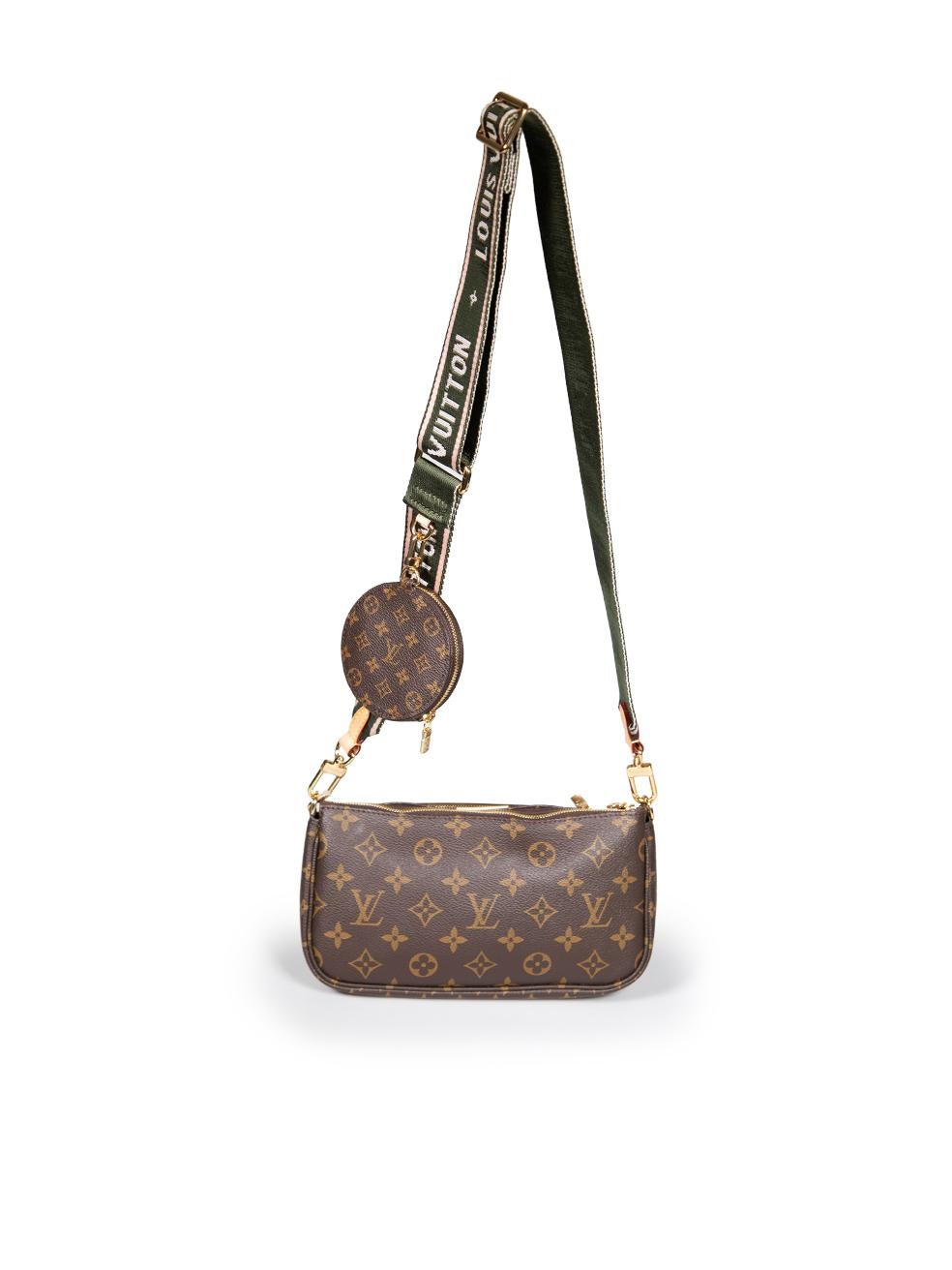 Louis Vuitton Brown Multi Pochette Accessoires In New Condition For Sale In London, GB