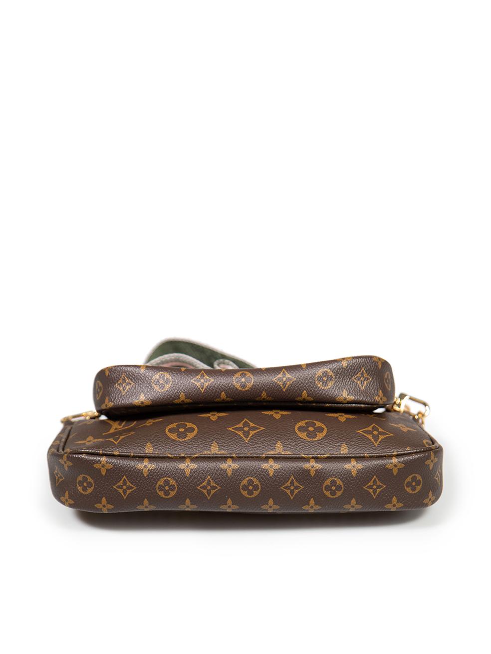 Women's Louis Vuitton Brown Multi Pochette Accessoires For Sale