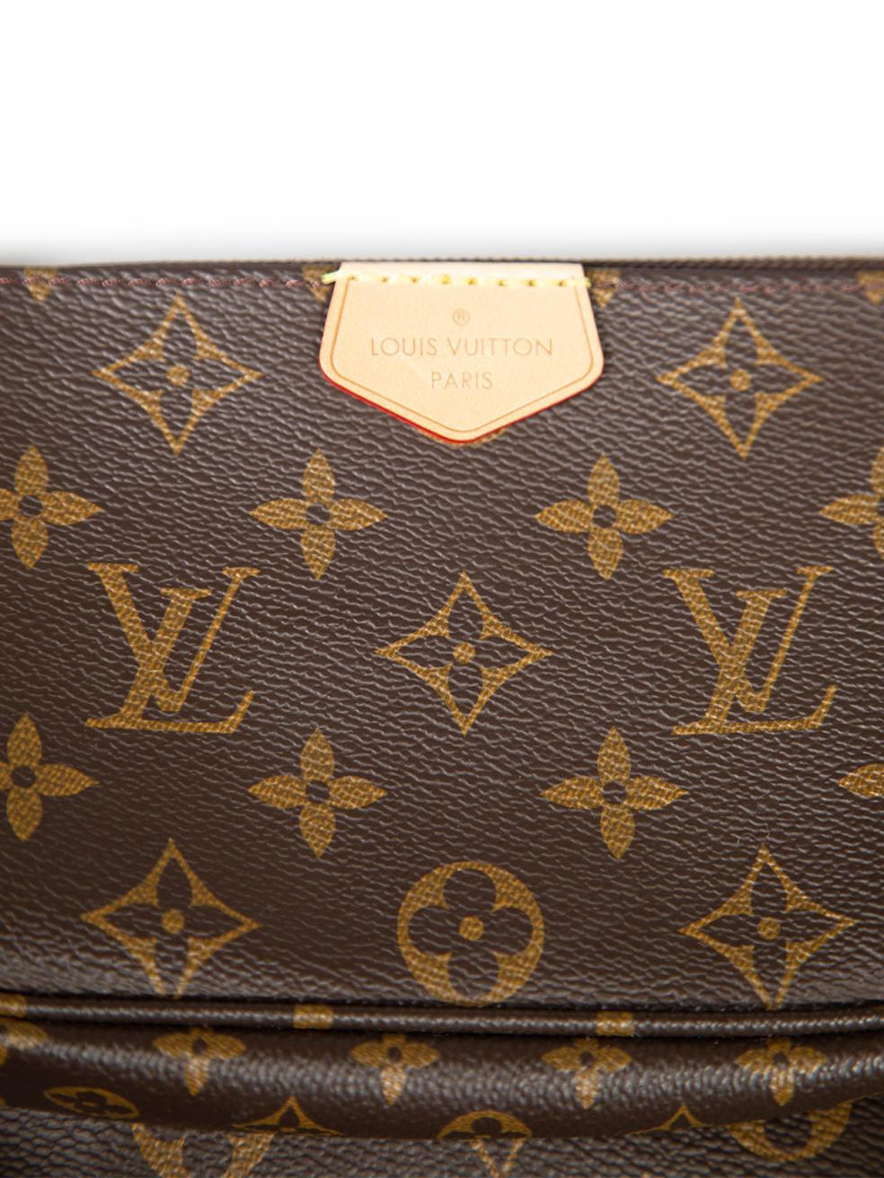 Louis Vuitton Brown Multi Pochette Accessoires For Sale 2