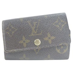 Vintage Louis Vuitton Brown Multicles 6 Ring Key Case 12lk0122 Wallet