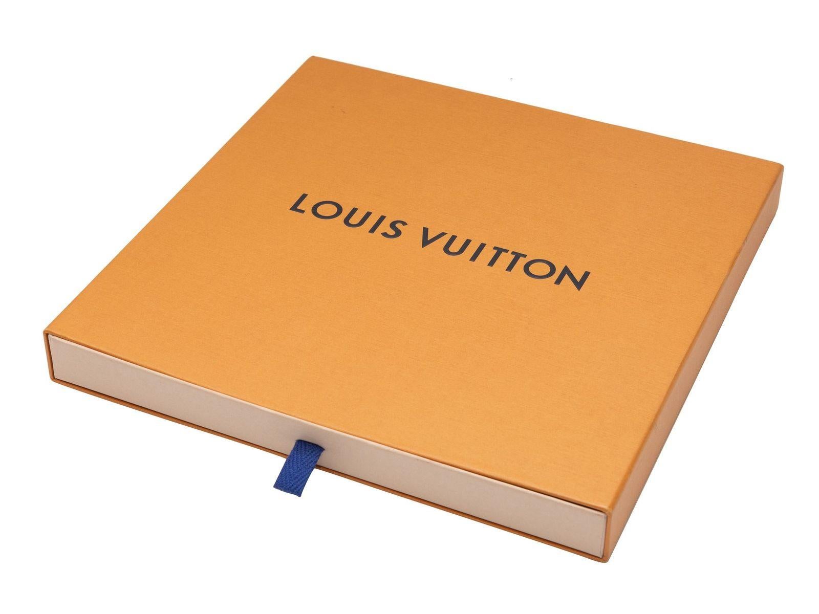 Louis Vuitton Brown & Multicolor Catogram Silk Bandeau Scarf 2