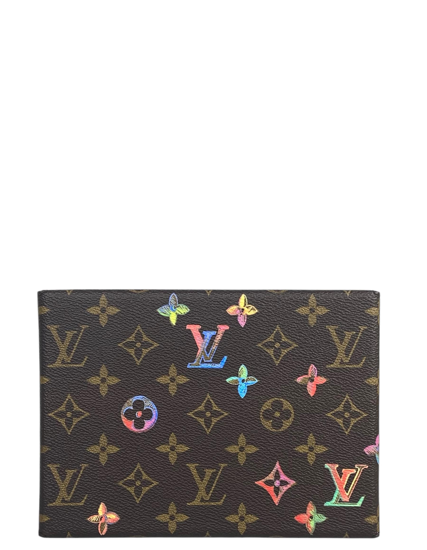 Louis Vuitton Monogram Color Display Box. The Monogram Color box can be used to decorate the home or office space or to store everyday items. It reflects the House's creative spirit via its colorful Monogram pattern and hand-drawn details. Gleaming