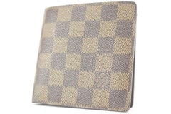 Louis Vuitton Brown Multiple Rare Centenaire Edition Damier Ebene Bifold 7lk1210